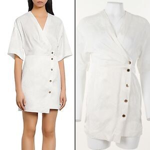 Sandro Harpie Wrap-Style Jacquard Dress